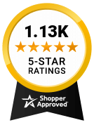 5 Star Excellence award from Shopper Approved for collecting at least 100 5 star reviews