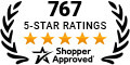 5 Star Excellence award from Shopper Approved for collecting at least 100 5 star reviews