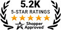 5 Star Excellence award from Shopper Approved for collecting at least 4000 5 star reviews