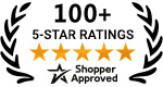 5 Star Excellence award from Shopper Approved for collecting at least 100 5 star reviews