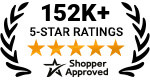 Premio 5 Star Excellence da Shopper Approved per aver raccolto almeno 100 recensioni a 5 stelle