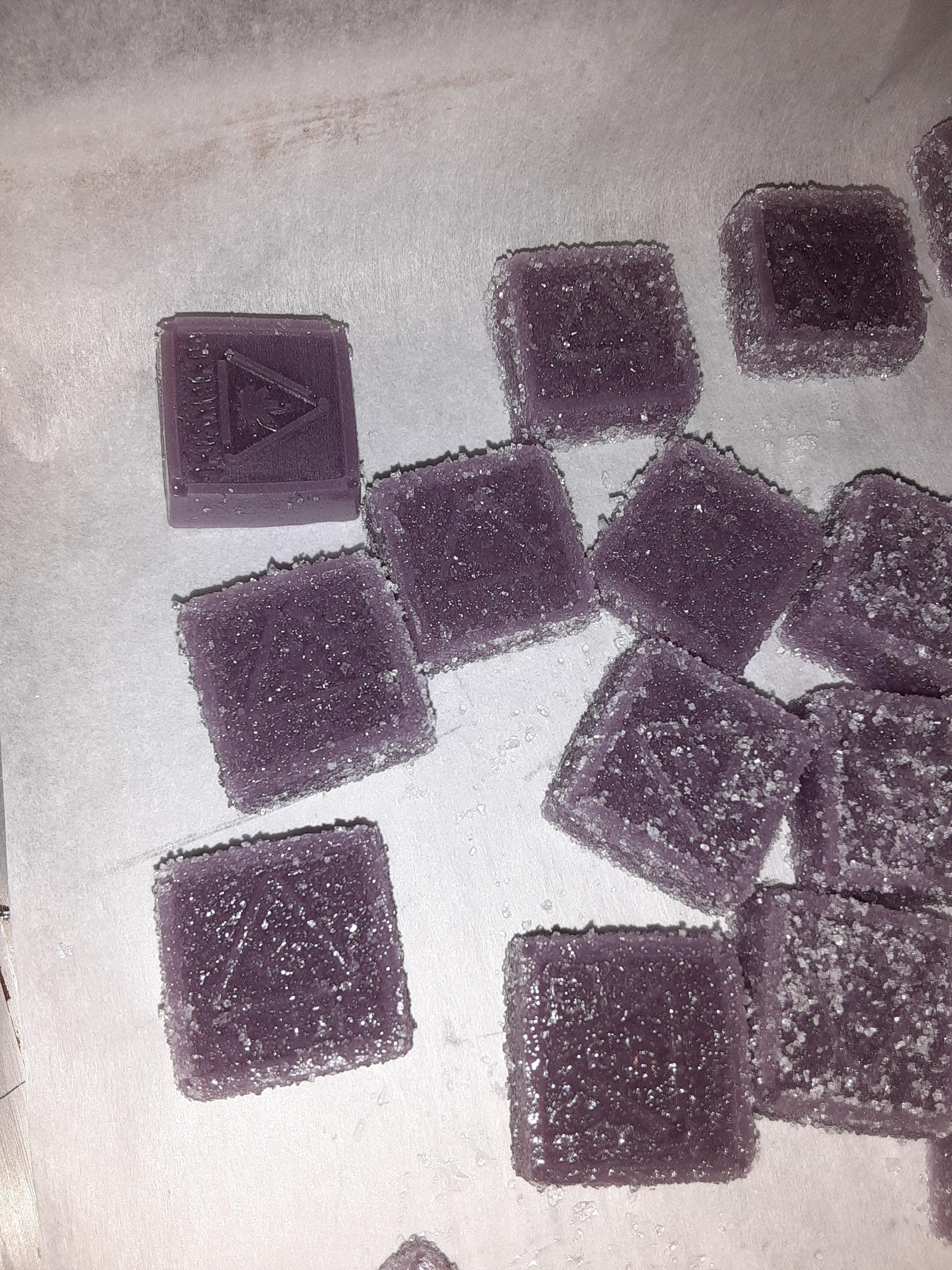 Square Gummy Edible Mold, NEVADA THC Symbol, 2.5 mL