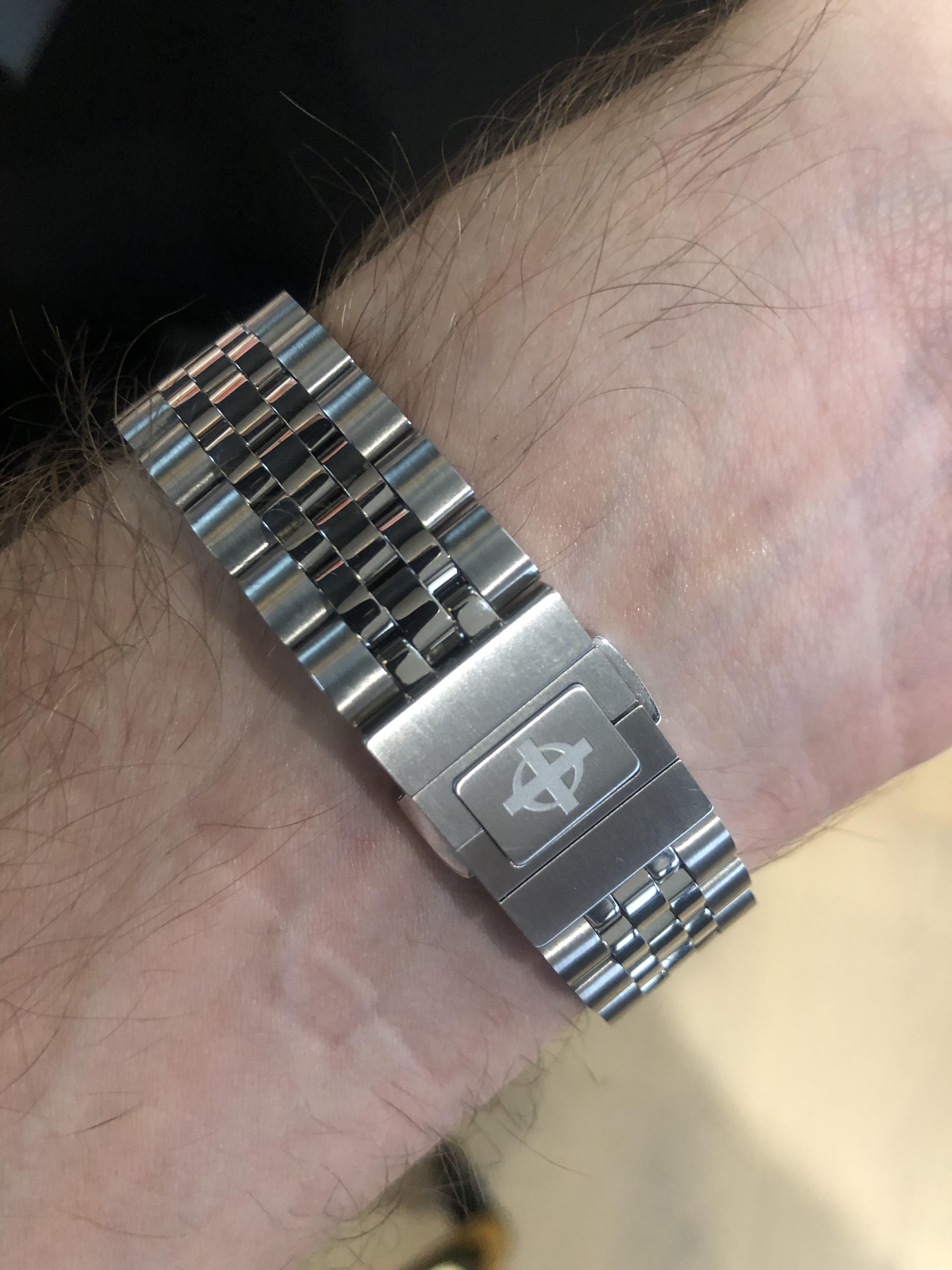 Zodiac 20mm 5-Link Stainless Steel Bracelet