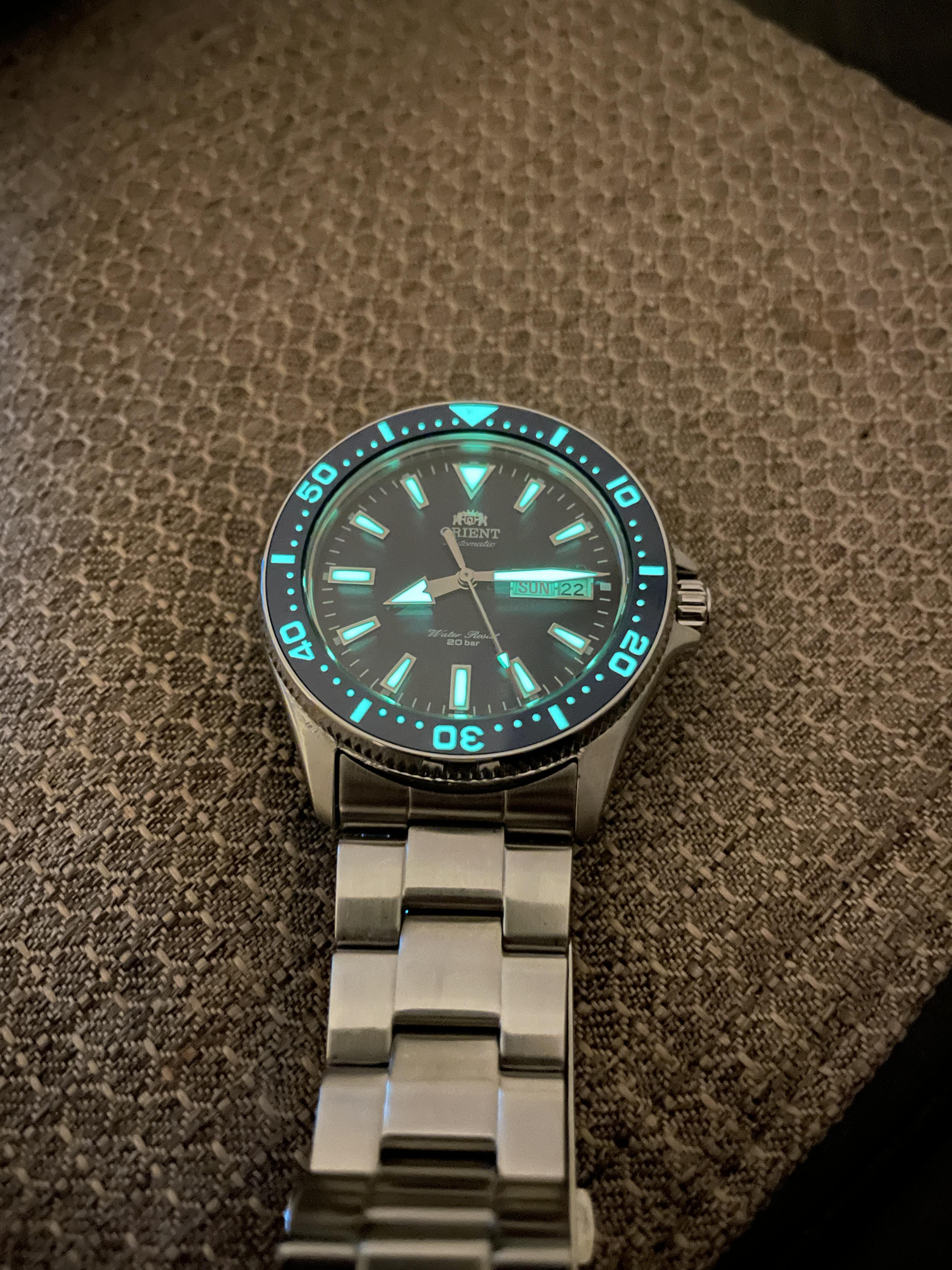 Orient kamasu bezel discount insert