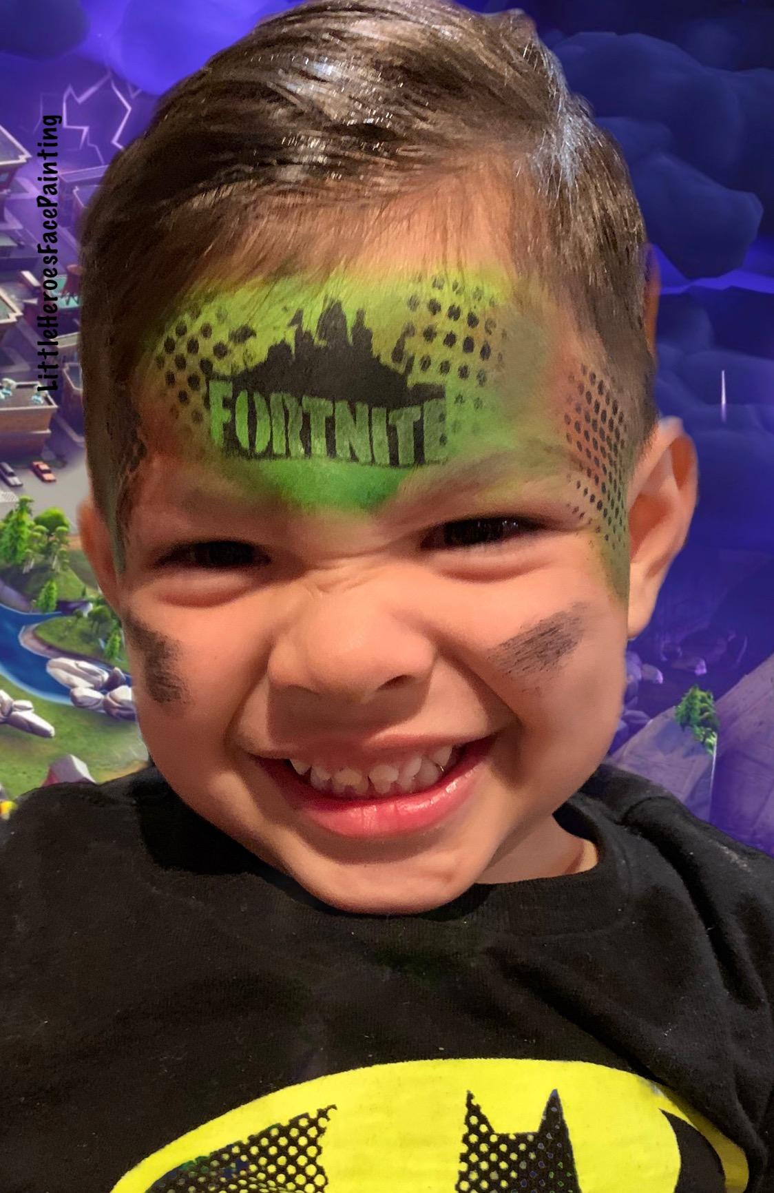 i recommend this stencil for fortnite facepainting - fortnite face paint easy