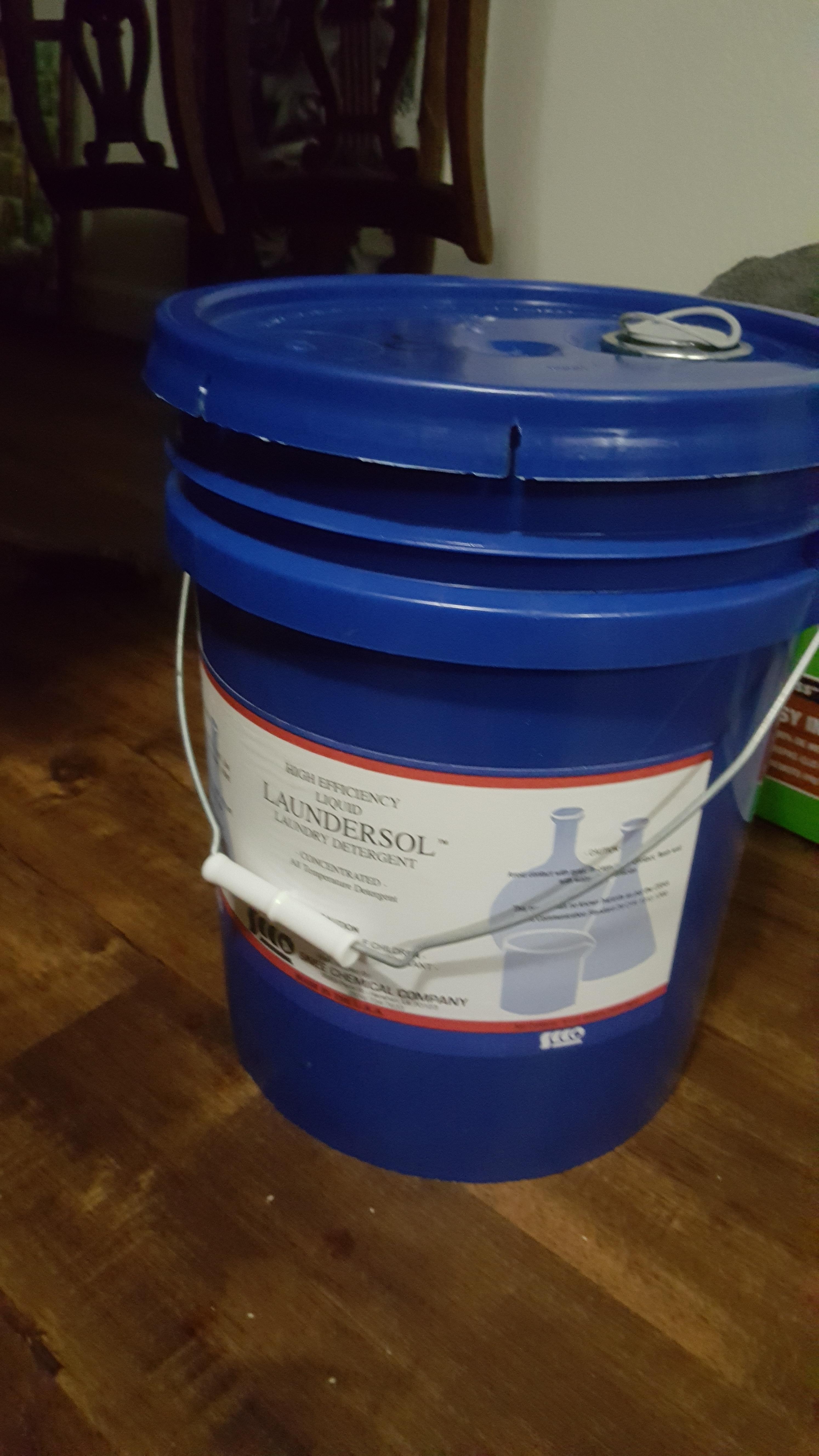 Commercial Laundry Detergent Bucket (5 gal)