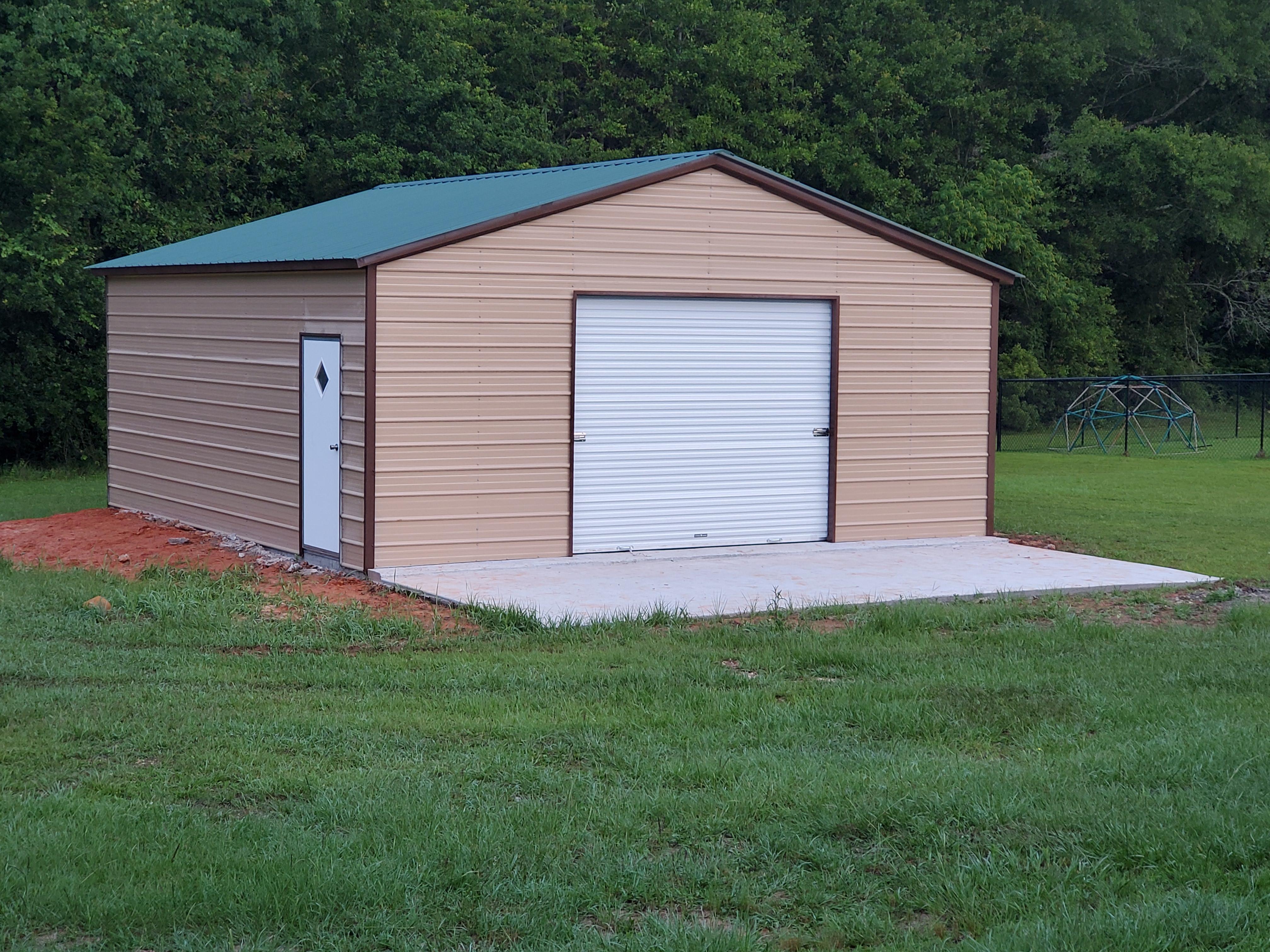 Mighty Vertical Roof Metal Building 24x25