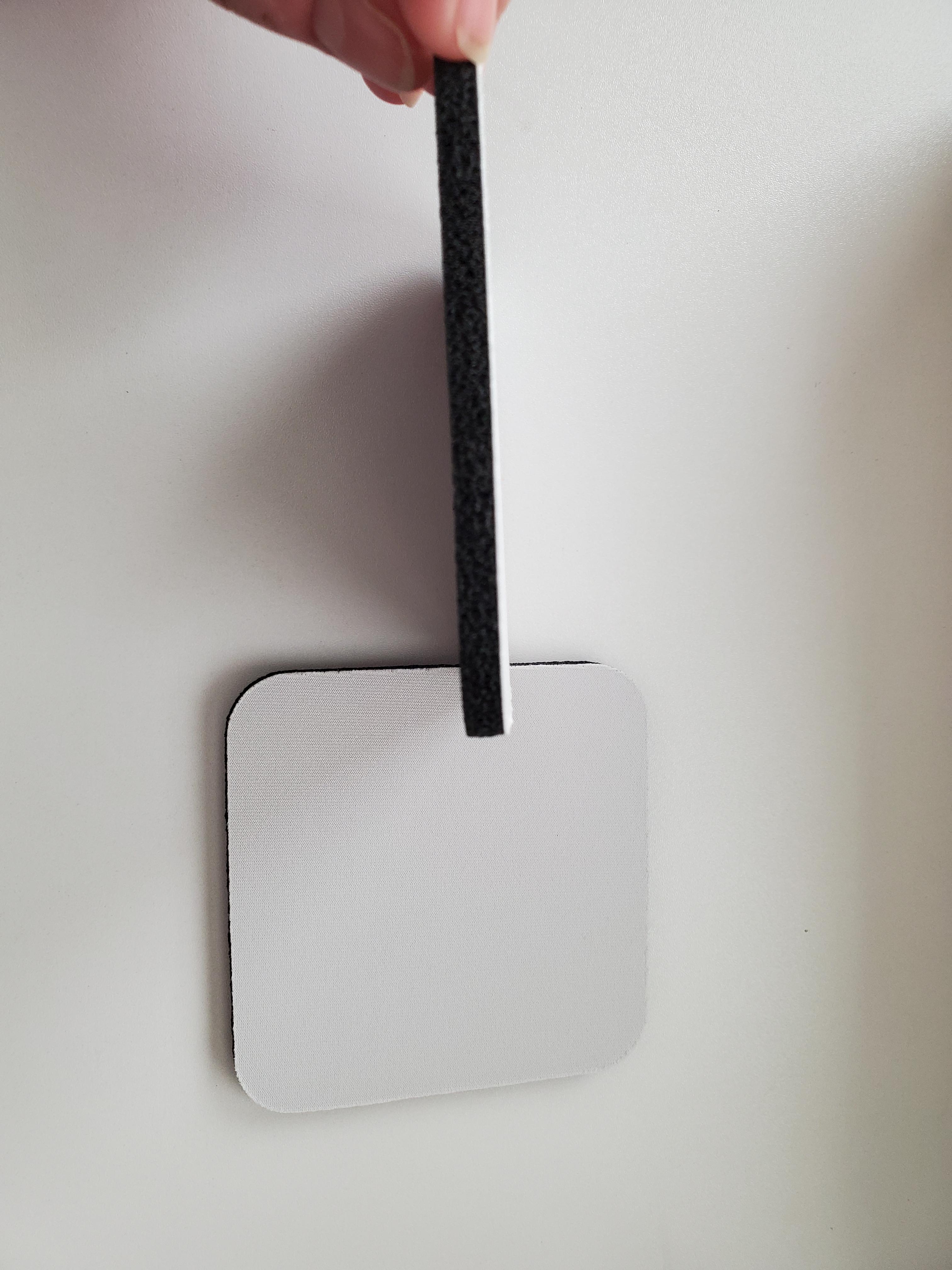 3.5 x 3.5 White Mini Sublimation Mouse Pads